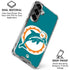 NFL Miami Dolphins Retro Logo Galaxy S26 Plus Clear Case