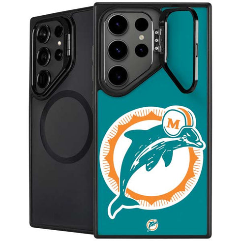 NFL Miami Dolphins Retro Logo Galaxy S26 Ultra Kickstand Case