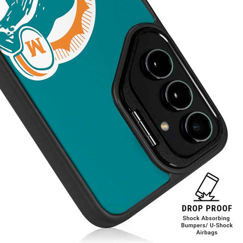 NFL Miami Dolphins Retro Logo Galaxy S26 Ultra Kickstand Case