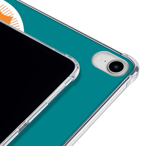 NFL Miami Dolphins Retro Logo iPad 11th Gen (2025) Clear Case