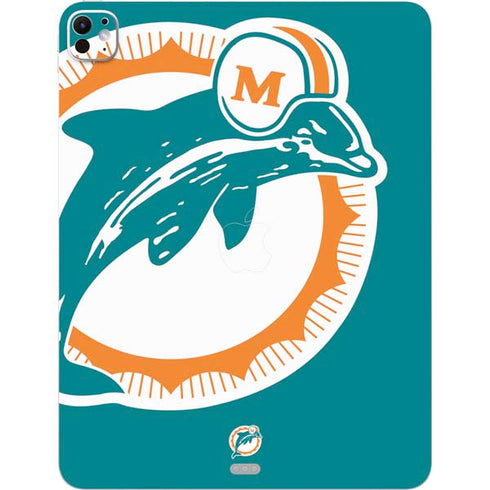 NFL Miami Dolphins Retro Logo iPad Pro 13in M4 (2024) Skin