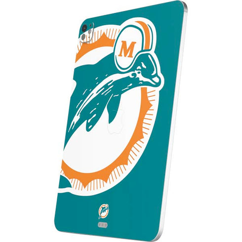 NFL Miami Dolphins Retro Logo iPad Pro 13in M4 (2024) Skin