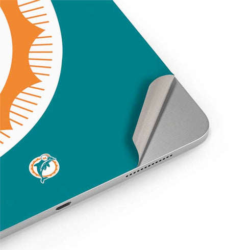 NFL Miami Dolphins Retro Logo iPad Pro 13in M4 (2024) Skin
