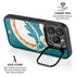 NFL Miami Dolphins Retro Logo iPhone 13 Pro Max Kickstand Case