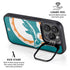NFL Miami Dolphins Retro Logo iPhone 14 Pro Max Kickstand Case