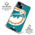 NFL Miami Dolphins Retro Logo iPhone 15 Clear Case