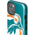 NFL Miami Dolphins Retro Logo iPhone 15 Impact Case