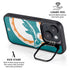 NFL Miami Dolphins Retro Logo iPhone 15 Plus Kickstand Case