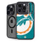 NFL Miami Dolphins Retro Logo iPhone 15 Pro Max Kickstand Case
