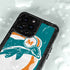 NFL Miami Dolphins Retro Logo iPhone 15 Pro Waterproof Case