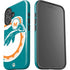 NFL Miami Dolphins Retro Logo iPhone 16 Plus Impact Case