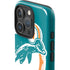 NFL Miami Dolphins Retro Logo iPhone 16 Pro Impact Case