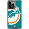 NFL Miami Dolphins Retro Logo iPhone 16 Pro Max Clear Case