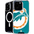 NFL Miami Dolphins Retro Logo iPhone 16 Pro Max MagSafe Case
