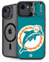 NFL Miami Dolphins Retro Logo iPhone 16e Kickstand Case