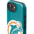 NFL Miami Dolphins Retro Logo iPhone 16e Impact Case