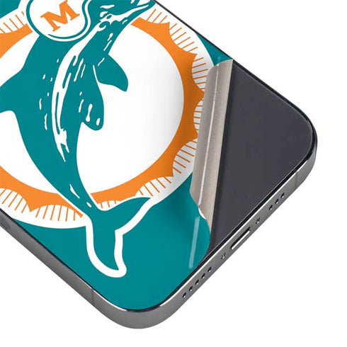 NFL Miami Dolphins Retro Logo iPhone 16e Skin