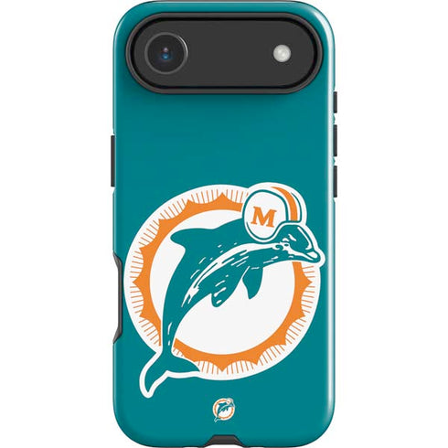 NFL Miami Dolphins Retro Logo iPhone 17 Air Impact Case