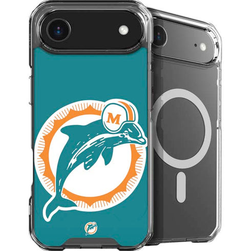 NFL Miami Dolphins Retro Logo iPhone 17 Air MagSafe Case