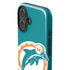 NFL Miami Dolphins Retro Logo iPhone 17 Impact Case