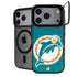 NFL Miami Dolphins Retro Logo iPhone 17 Pro Kickstand Case