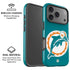 NFL Miami Dolphins Retro Logo iPhone 17 Pro Magsafe Impact Case