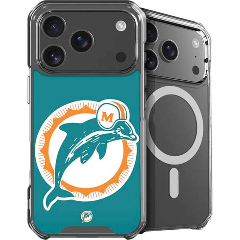 NFL Miami Dolphins Retro Logo iPhone 17 Pro Max MagSafe Case