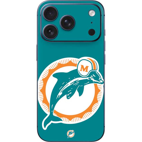 NFL Miami Dolphins Retro Logo iPhone 17 Pro Skin