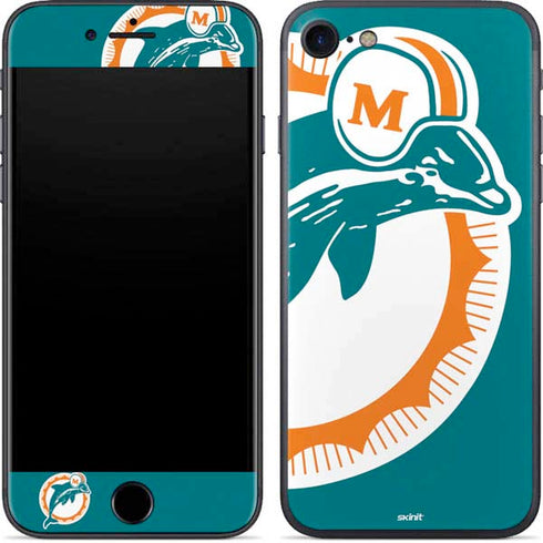 NFL Miami Dolphins Retro Logo iPhone 8 Skin