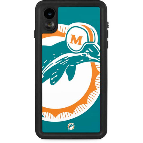NFL Miami Dolphins Retro Logo iPhone Cases