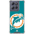 NFL Miami Dolphins Retro Logo Moto G Stylus 5G (2025) Clear Case