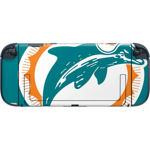 NFL Miami Dolphins Retro Logo Nintendo Switch 2 (2025) with Joy-Con Skin