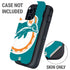 NFL Miami Dolphins Retro Logo Otterbox Defender iPhone Skin