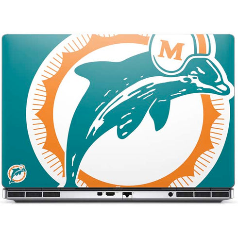 NFL Miami Dolphins Retro Logo Dell Precision Skin