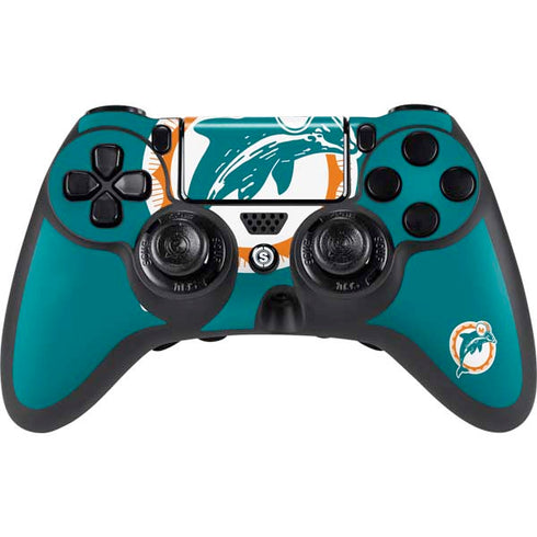 NFL Miami Dolphins Retro Logo PlayStation PS4 Skins