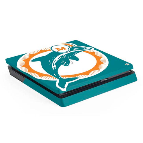 NFL Miami Dolphins Retro Logo PlayStation PS4 Skins