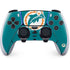 NFL Miami Dolphins Retro Logo PS5 DualSense Edge Pro Controller Skin