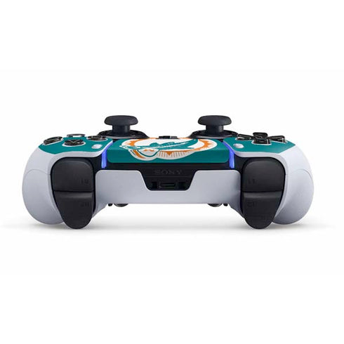 NFL Miami Dolphins Retro Logo PS5 DualSense Edge Pro Controller Skin