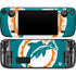 NFL Miami Dolphins Retro Logo Steam Deck Handheld Gaming Computer OLED Skin
