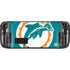 NFL Miami Dolphins Retro Logo Steam Deck Handheld Gaming Computer OLED Skin