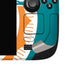 NFL Miami Dolphins Retro Logo Steam Deck Handheld Gaming Computer OLED Skin