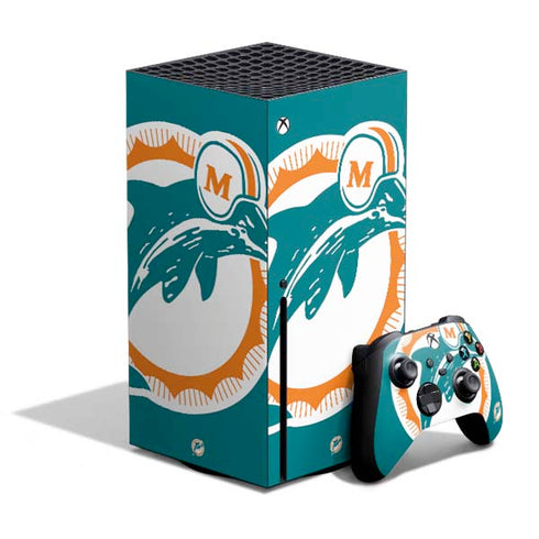 NFL Miami Dolphins Retro Logo Xbox Series X Skins