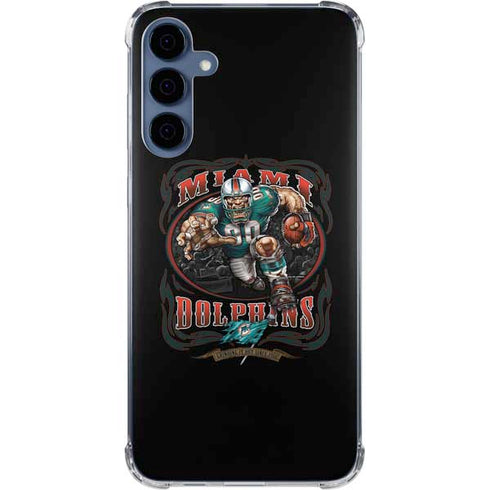 Liquid Blue NFL Miami Dolphins Running Back Galaxy A55 5G Clear Case