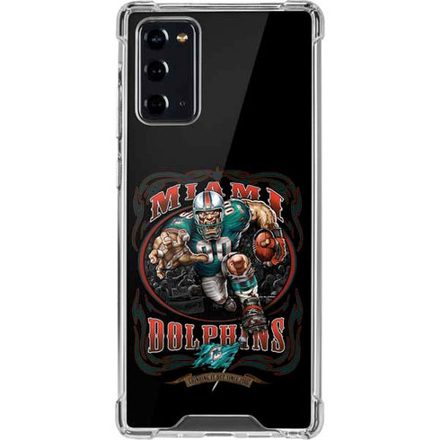 Liquid Blue NFL Miami Dolphins Running Back Galaxy Note20 5G Clear Case