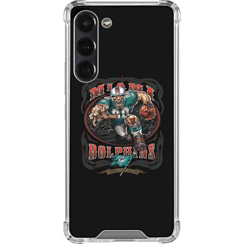 Liquid Blue NFL Miami Dolphins Running Back Galaxy S24 FE Clear Case