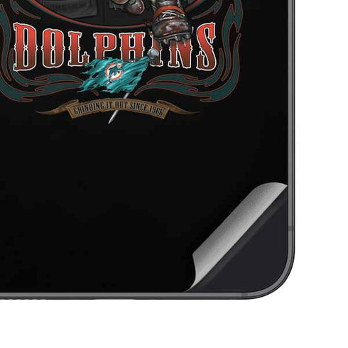 Liquid Blue NFL Miami Dolphins Running Back Galaxy S24 Plus Skin