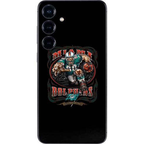Liquid Blue NFL Miami Dolphins Running Back Galaxy S25 Skin