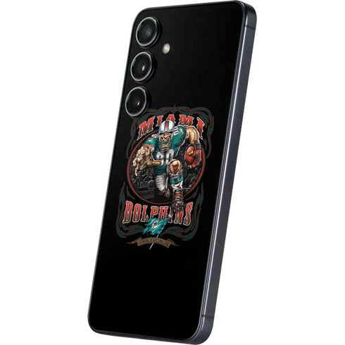 Liquid Blue NFL Miami Dolphins Running Back Galaxy S25 Skin