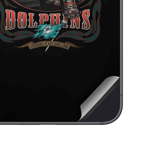 Liquid Blue NFL Miami Dolphins Running Back Galaxy S25 Skin