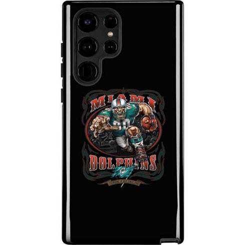 Liquid Blue NFL Miami Dolphins Running Back Galaxy S25 Ultra Impact Case